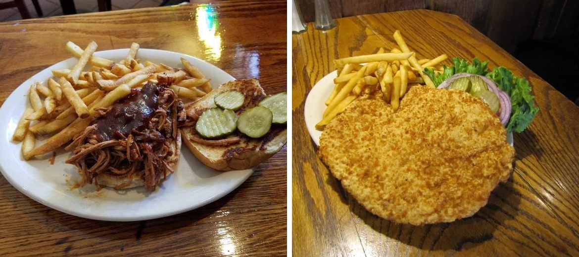 Out Of The Ordinary and Hickory Bar Menu