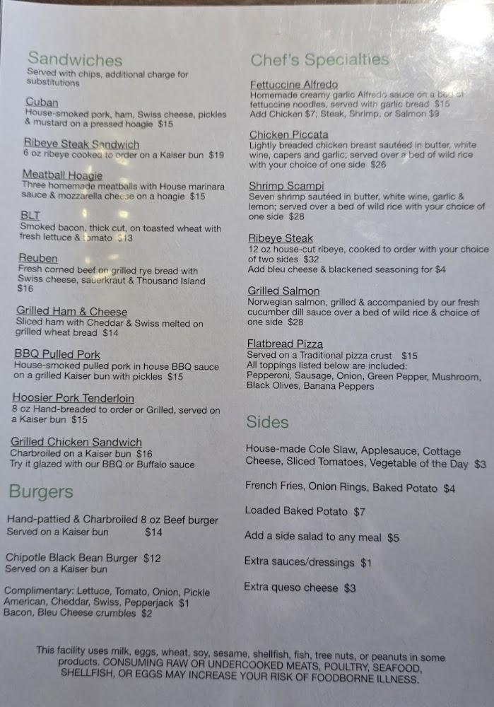 Out Of The Ordinary and Hickory Bar Menu image 2